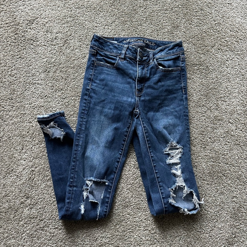 Women’s American Eagle Super Stretch Skinny Jeans Size 0